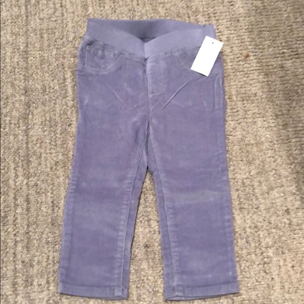 NWT lilac GAP corduroys, sz. 18-24 mos.